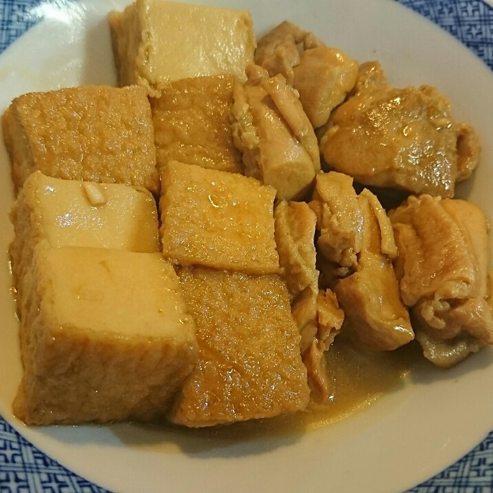 鶏肉と厚揚げの煮物